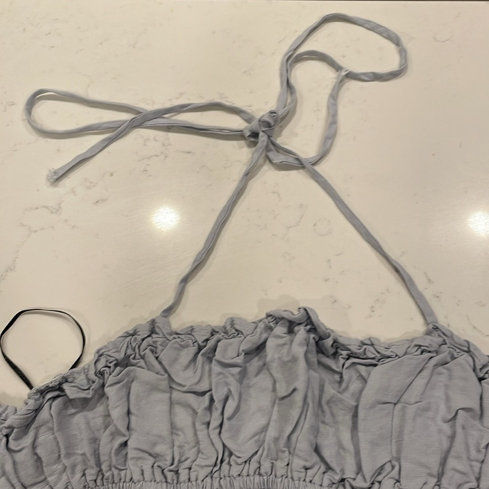 H&M Linen Blend Halter Top with Matching Bottoms Set - Picture 6 of 6